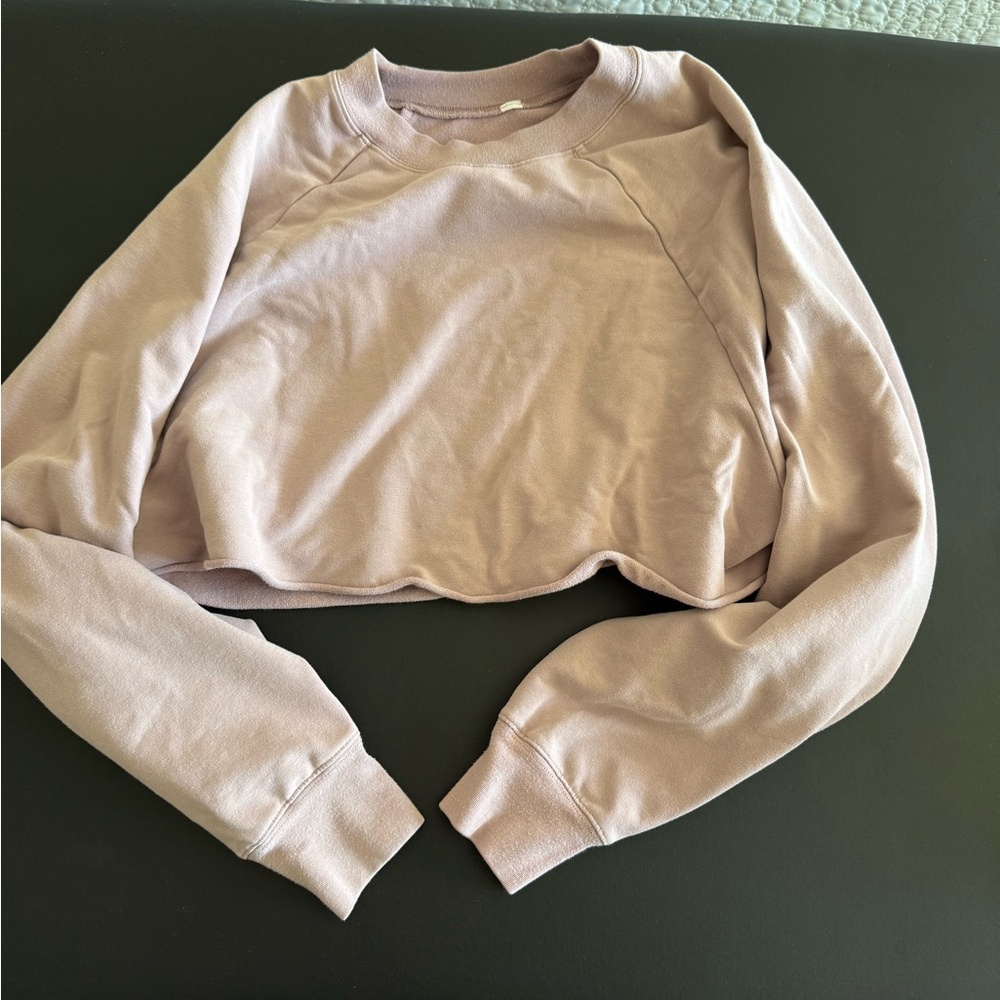 ALO Yoga Mauve Crop Top